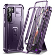 Бронированный чехол для Samsung Galaxy S23, Dexnor Full Body (Two Frames), фиолетовый