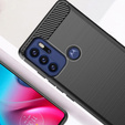 Чехол до Motorola Moto G60S, Carbon, чёрный