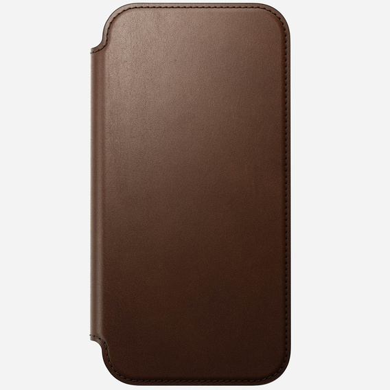 Чохол Nomad для iPhone 17 Pro Max, Modern Leather Folio, коричневий