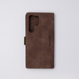 Чохол для Samsung Galaxy S23 Ultra, ERBORD Vintage, гаманець з клапаном, кава