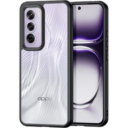 Чехол DuxDucis для Oppo Reno 12 Pro, Aimo case, прозрачный / черный