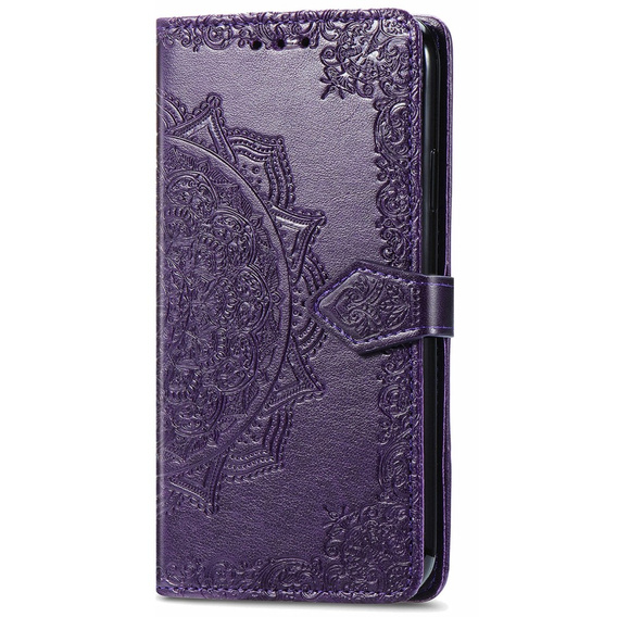 Откидной чехол для Xiaomi Poco F4 GT, Mandala, фиолетовый