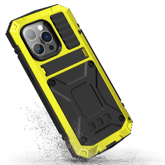 Чехол для iPhone 14 Pro, R-JUST, бронированный, жёлтый