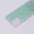 Чехол до Xiaomi Redmi 12, Glittery, зелёный