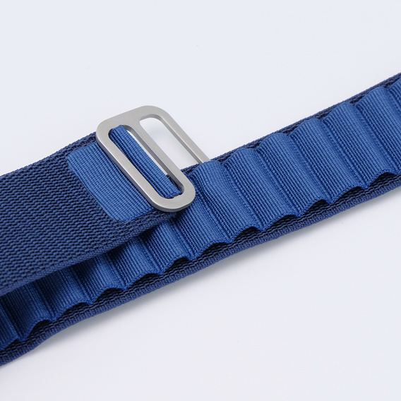 Нейлоновый ремешок для Apple Watch 1/2/3/4/5/6/7/8/SE/ULTRA 42/44/45/49 мм, темно-синий