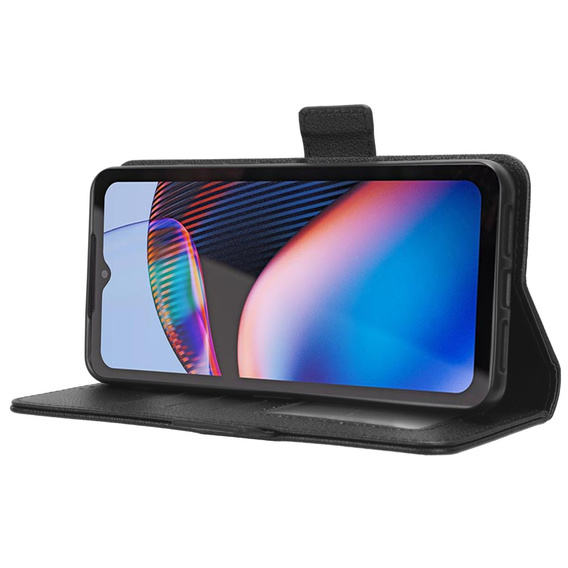 Чохол-книжка для Cat S75 5G, Wallet Litchi Magnet, чорний