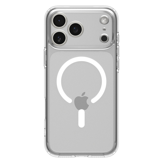 Чехол Spigen Ultra Hybrid MagSafe для iPhone 17 Pro, прозрачный / белый