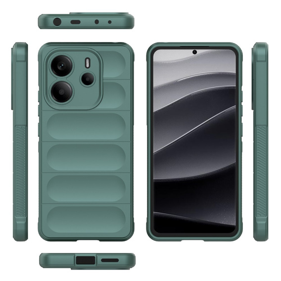 Чехол до Xiaomi Redmi Note 14 4G, Gaming Shockproof, зелёный