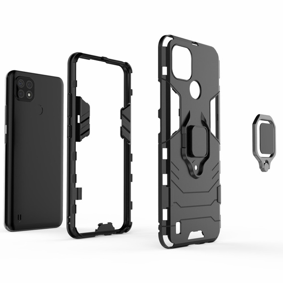 Чoхол до Realme C21, Kickstand Ring, червоний