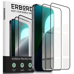 Захисне скло ERBORD 3D на весь екран для iPhone 17 Pro / 17 / 16 Pro