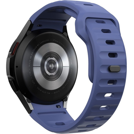 Силіконовий ремінець для Fitbit Inspire 3, Red Samsung Galaxy Watch 4 / 5 40/42/44/46/45MM PRO, Dark Blue / Red