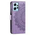 Откидной чехол для Xiaomi Redmi Note 12 4G, Mandala, фиолетовый