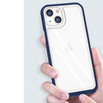 Чехол ERBORD Hybrid Frame для iPhone 13 mini, Синий