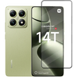 Закаленное стекло 3D для Xiaomi 14T, чёрная рама