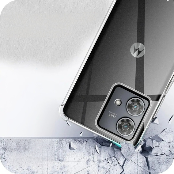 Чехол до Motorola Edge 40 Neo, Dropproof, прозрачный