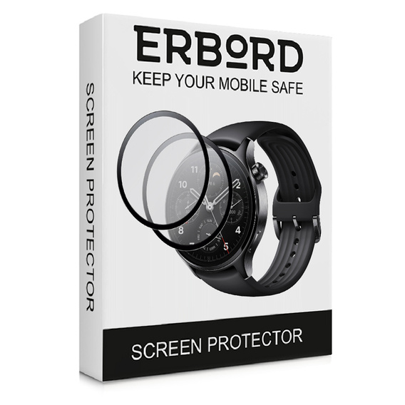 2x Гібридне скло ERBORD для Xiaomi Watch S1 Pro