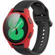 2в1 чехол и защитное стекло для часов Samsung Galaxy Watch 4 44mm, Red