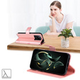 Чохол-накладка для Xiaomi 13T / 13T Pro, дерево, рожевий rose gold