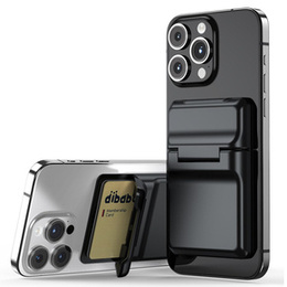 Магнітний гаманець для карток для iPhone 12 / 13 / 14 / 15, чорний