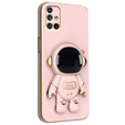 Чoхол до Samsung Galaxy M51, Astronaut, рожевий rose gold