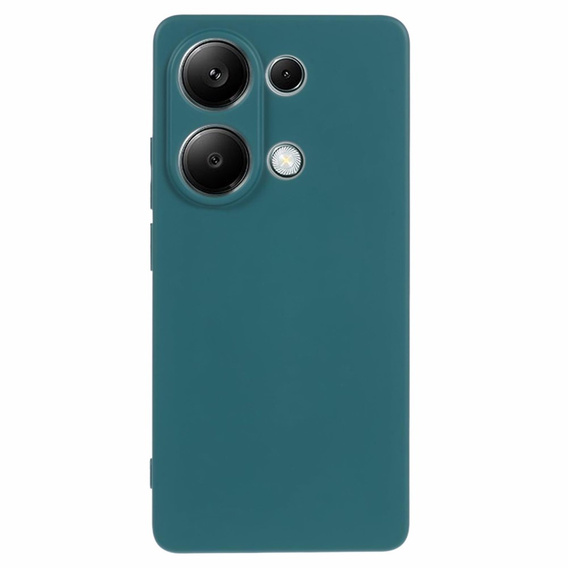 Чoхол до Xiaomi Redmi Note 13 Pro 4G / Xiaomi Redmi Note 14S / Xiaomi Poco M6 Pro 4G, Silicone Lite, темно-зелений