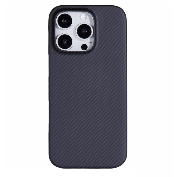 Чехол для iPhone 16 Pro, Aramid Fiber Cover, чёрный