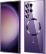 Чехол до Samsung Galaxy S23 Ultra, MagSafe Hybrid, фиолетовый
