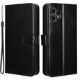 Откидной чехол для CMF Nothing Phone 2 Pro, Crazy Horse Wallet, чёрный