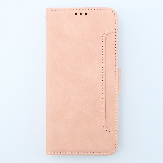Футляр з клапаном для Xiaomi 13T / 13T Pro, Card Slot, рожевий
