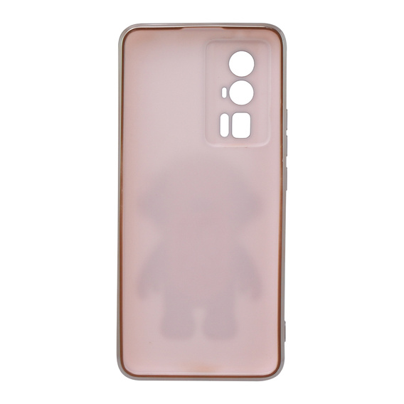 Чoхол до Xiaomi Poco F5 Pro, Astronaut, рожевий