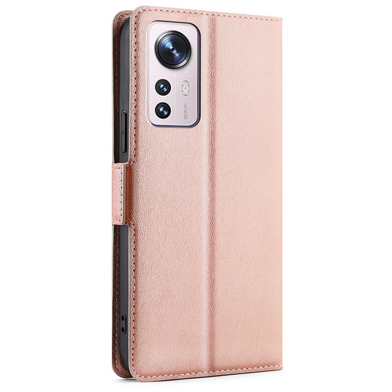 Чохол-книжка для Xiaomi 12 Pro, Wallet, рожевий rose gold