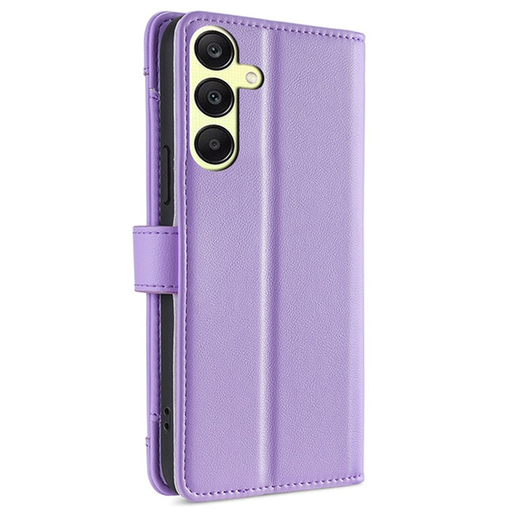 Чохол-книжка для Samsung Galaxy A25 5G, Wallet Zipper Pocket, фіолетовий