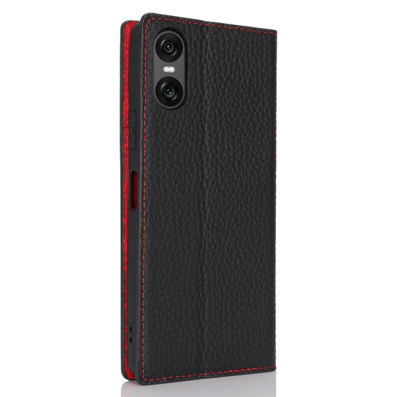 Кожаный чехол для Sony Xperia 10 VI, ERBORD Grain Leather, чёрный