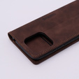 Чехол для Xiaomi Redmi 12C, ERBORD Vintage, бумажник с клапаном, кофе