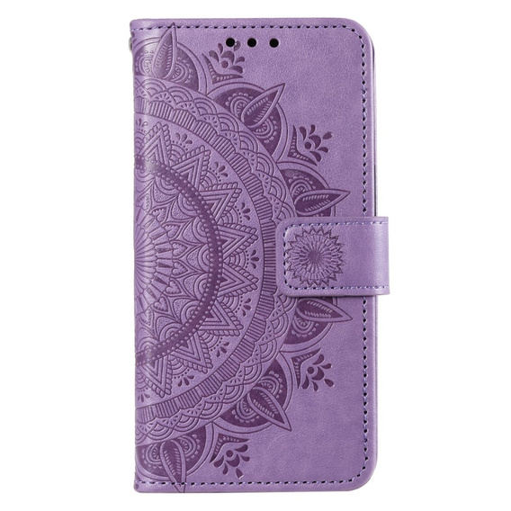 Откидной чехол для Oppo A17, Mandala, фиолетовый