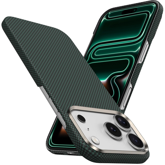 Чехол BENKS Kevlar для Samsung Galaxy S25 Ultra, для MagSafe, Carbon Fiber, чёрный