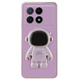 Чoхол до Xiaomi Poco F6 Pro, Astronaut, фіолетовий