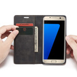 Чохол-сумка для Samsung Galaxy S7 Edge, Leather Wallet Case, чорний