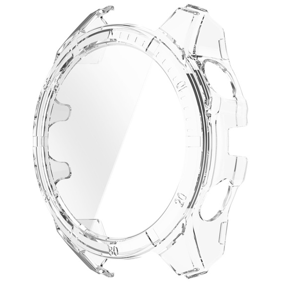 Чехол 2 в 1 + закаленное стекло для Garmin Fenix 8 51mm, прозрачный