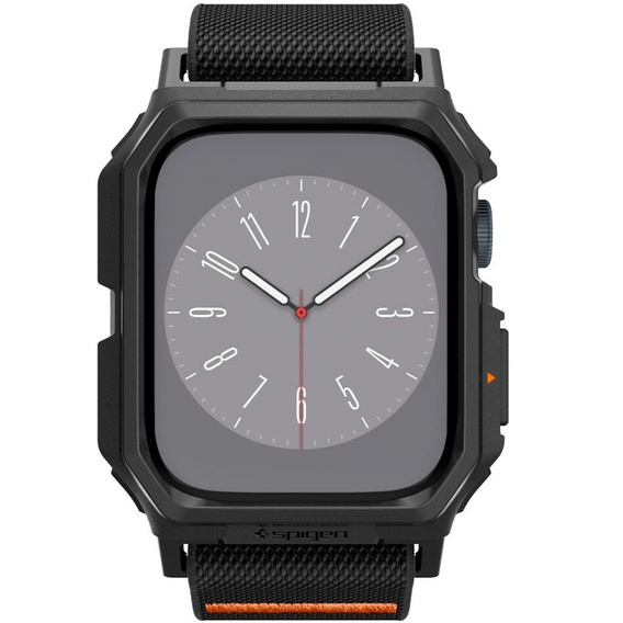 Чехол ремешок SPIGEN до Apple Watch 4/5/6/7/SE 44/45mm, Rugged Armor Pro, Charcoal Grey