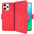 Футляр з клапаном для Xiaomi Redmi 12, Card Slot, червоний