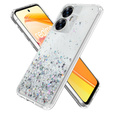 Чехол до Realme C55, Glittery, прозрачный