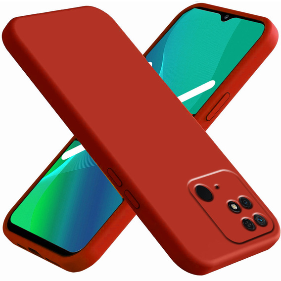 Чoхол до Xiaomi Redmi 10C, Silicone Lite, червоний