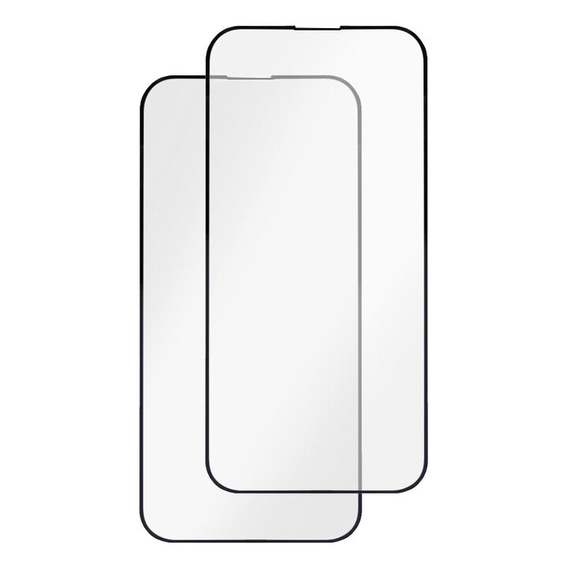 2x Закаленное стекло для iPhone 16e / 14 / 13 / 13 Pro, ERBORD Easy App Full Screen Protector