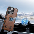 чохол Mujjo Шкіряний до iPhone 15 Pro, MagSafe, Brown
