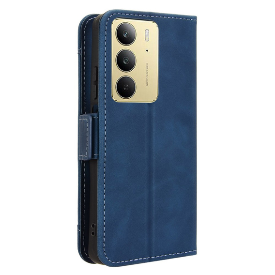 Откидной чехол для Realme 14X / Realme C75, Card Slot, темно-синий