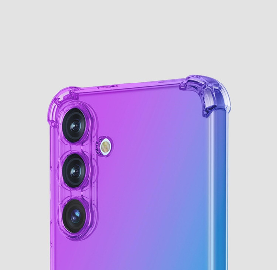 Чохол для Samsung Galaxy A56, Gradient Dropproof, Фіолетовий / синій