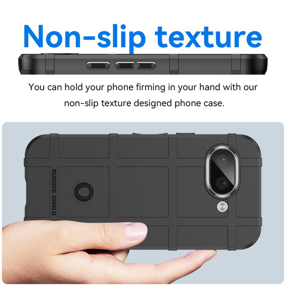 Чехол до Motorola Edge 40 Neo, Rugged Shield, чёрный