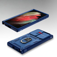 Чохол NOX Camera Slide Samsung Galaxy S24 Ultra, CamShield Slide, синій