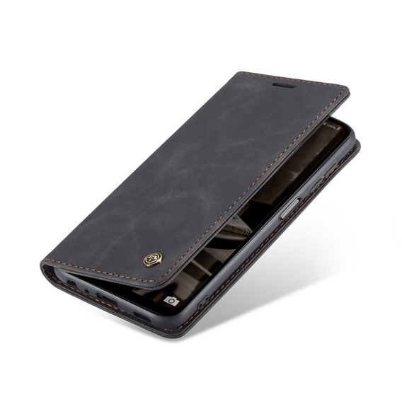 Чехол CASEME для Samsung Galaxy A04S / A13 5G, Leather Wallet Case, чёрный
